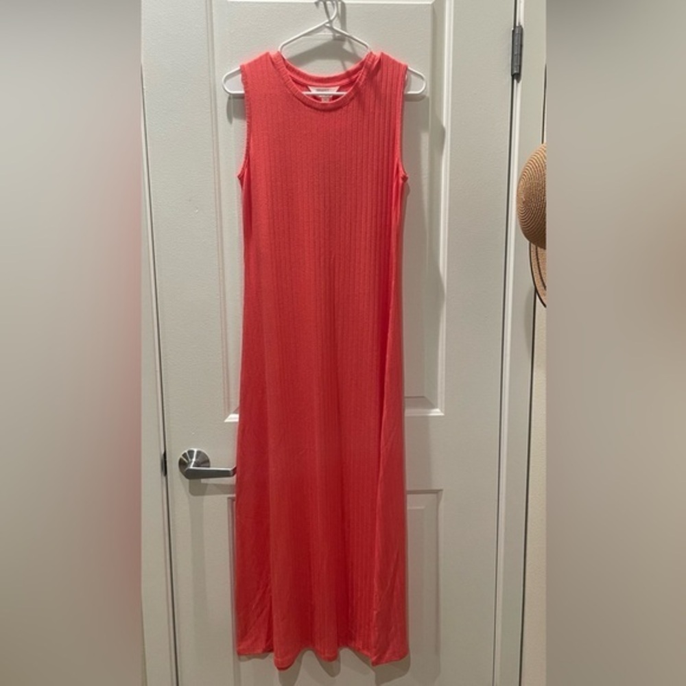 NEW…Market & Spruce Sleeveless Coral Maxi Dress